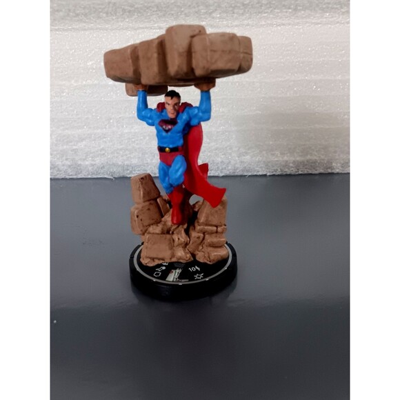 Heroclix Crisis set Superman (Kingdom Come) #105 Chase figure w/card 2008 - Picture 4 of 6